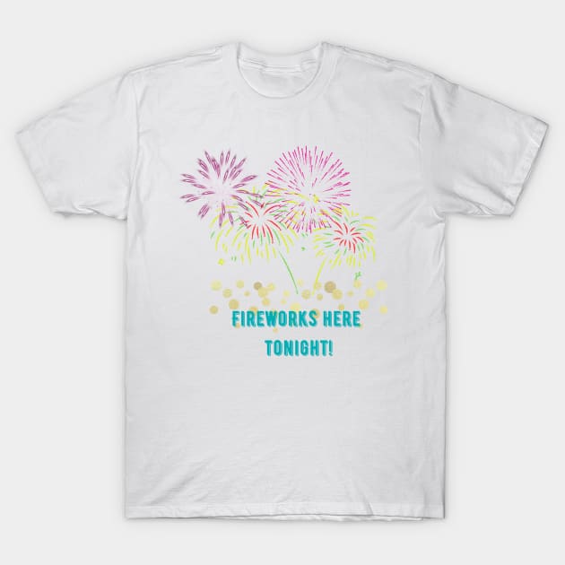 Fireworks Tonight T-Shirt by beringGrey